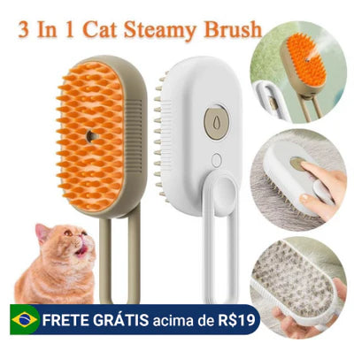 PET CLEANER 3 EM 1 (ESCOVAÇÃO/MASSAGEM/ELIMINAR PELOS ACUMULADOS)