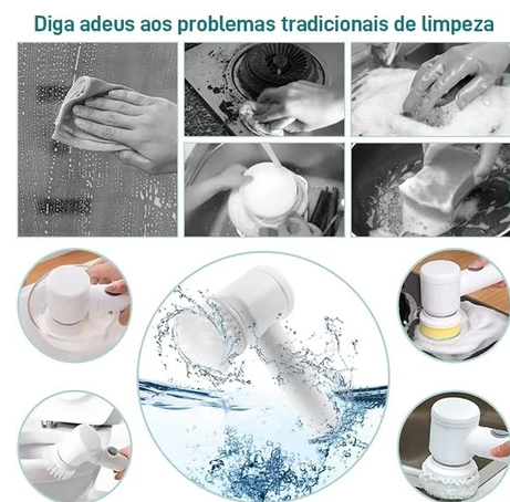 Eletricbrush 6 em 1 (Limpeza total em tudo da sua casa)