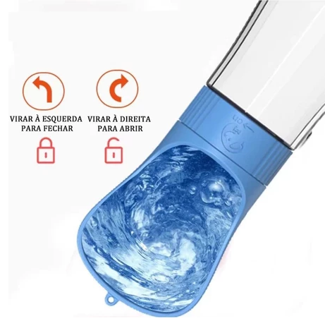 Bottlepet 2 em 1(Água e Ração de Pets)