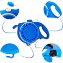 Coleira de pet 5 em 1 (ÁGUA,SACOLA,GUIA,RAÇÃO,GANCHO)