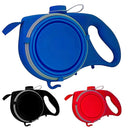 Coleira de pet 5 em 1 (ÁGUA,SACOLA,GUIA,RAÇÃO,GANCHO)