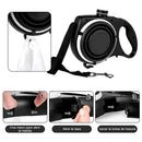 Coleira de pet 5 em 1 (ÁGUA,SACOLA,GUIA,RAÇÃO,GANCHO)