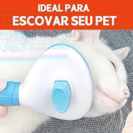 PetBrush Pro (massagem+removedor de pelos+escovação)